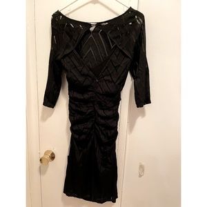 Tracy Reese size small fancy black dress
